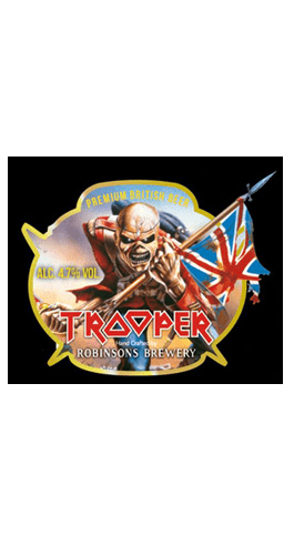 Bandera Trooper de Iron Maiden